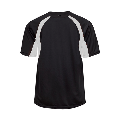 Badger Sport Hook Tee (414400-028304), Color 'Black/White'